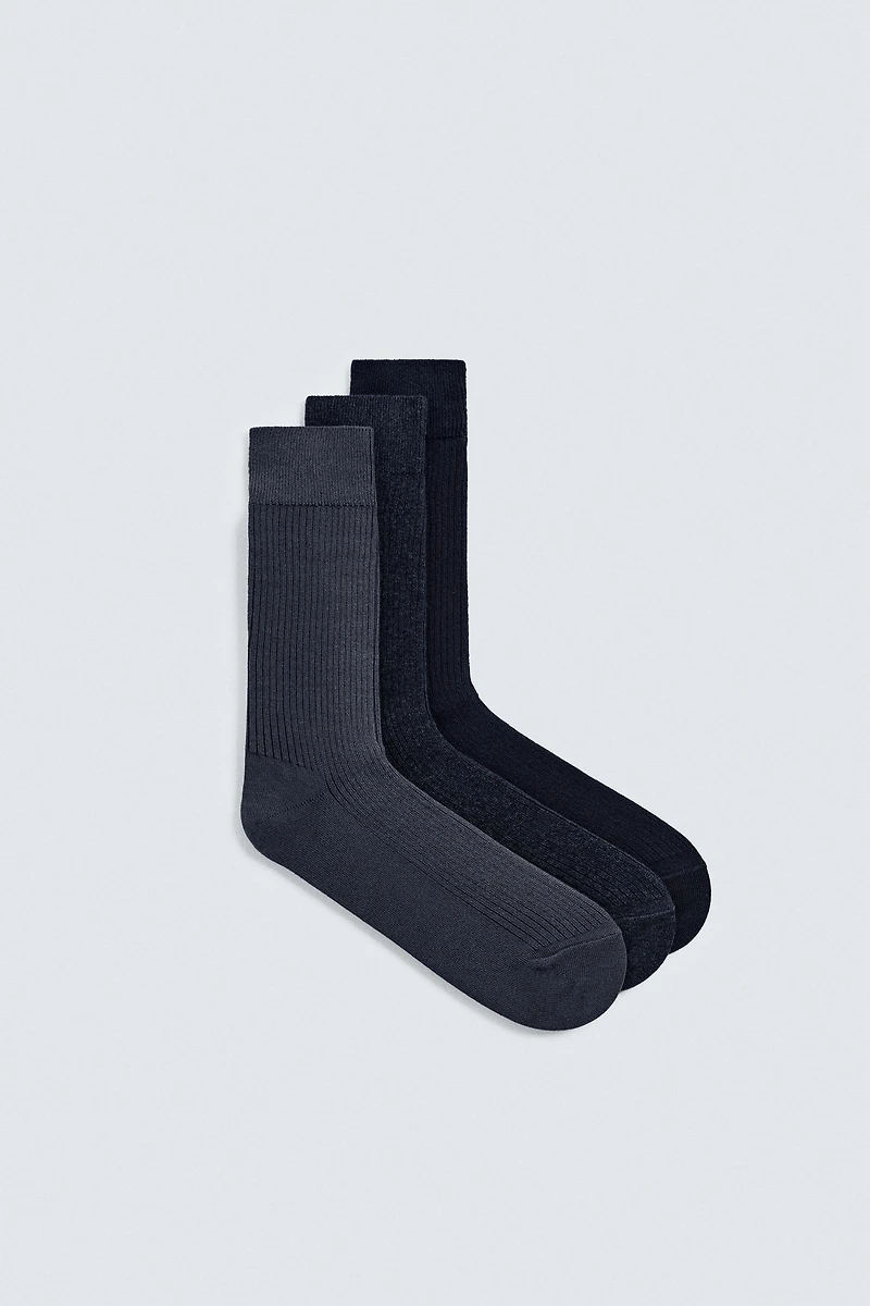 CHAUSSETTES CANNELÉES LOT DE