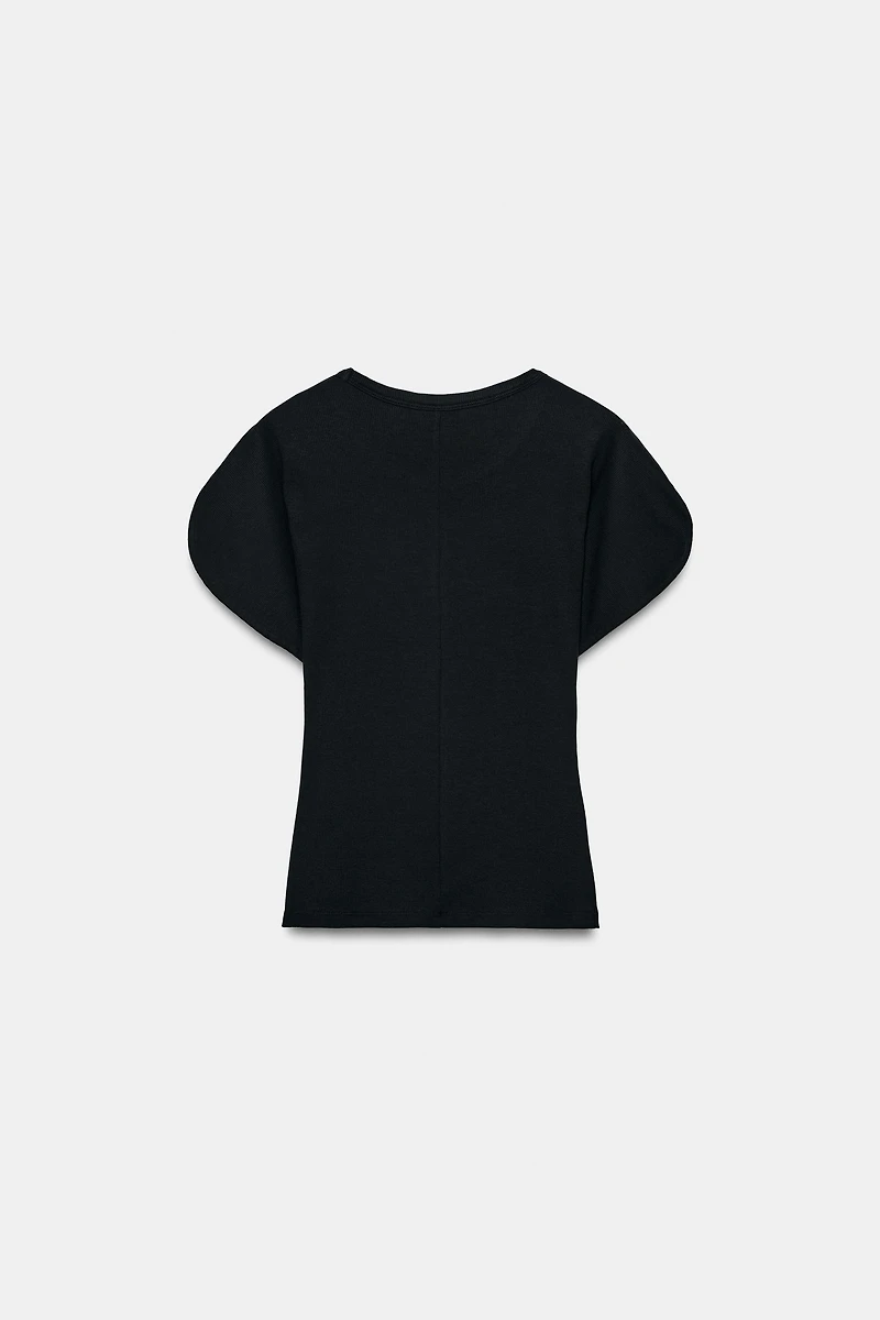BALLOON SLEEVE TOP