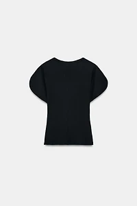 BALLOON SLEEVE TOP