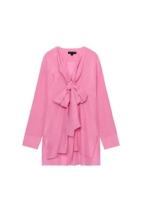 BLOUSE FLUIDE À NŒUDS ZW COLLECTION