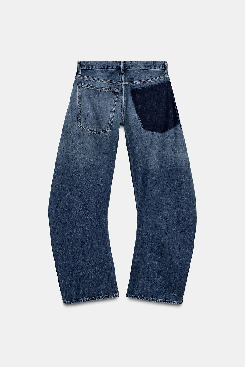 ZW COLLECTION RELAXED LOW-RISE JEANS