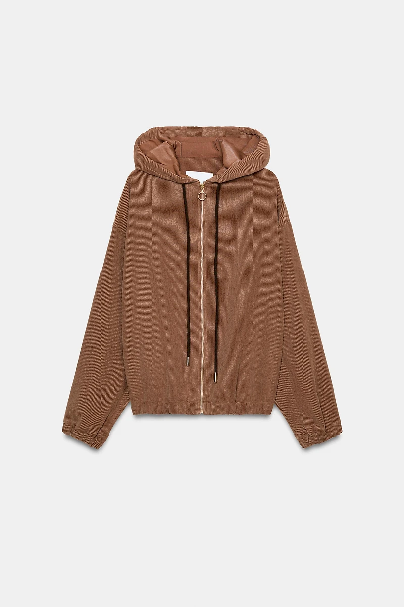 HOODIE BOMBER JACKET