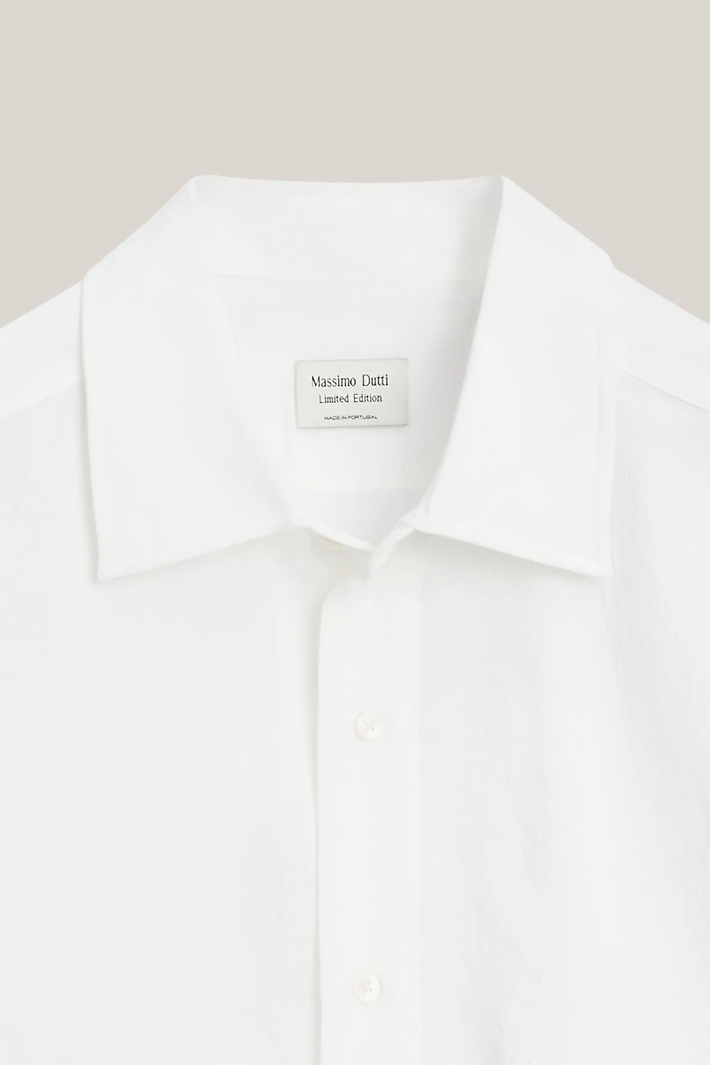 Chemise fluide longue 100 % coton - LIMITED EDITION