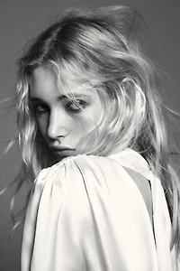 SATIN EFFECT SHIRT WITH TIED BACK