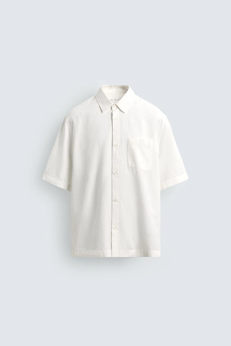 CHEMISE JACQUARD STRUCTURÉE