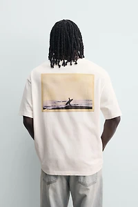PUKAS SURF X ZARA PHOTOGRAPHIC PRINT T-SHIRT