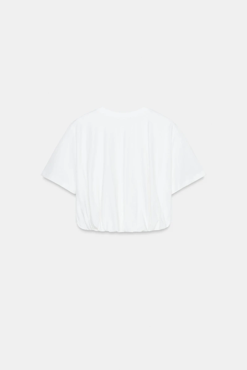 PUFFY CROPPED T-SHIRT