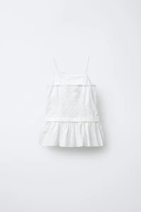 RUFFLED AND FLORAL TOP