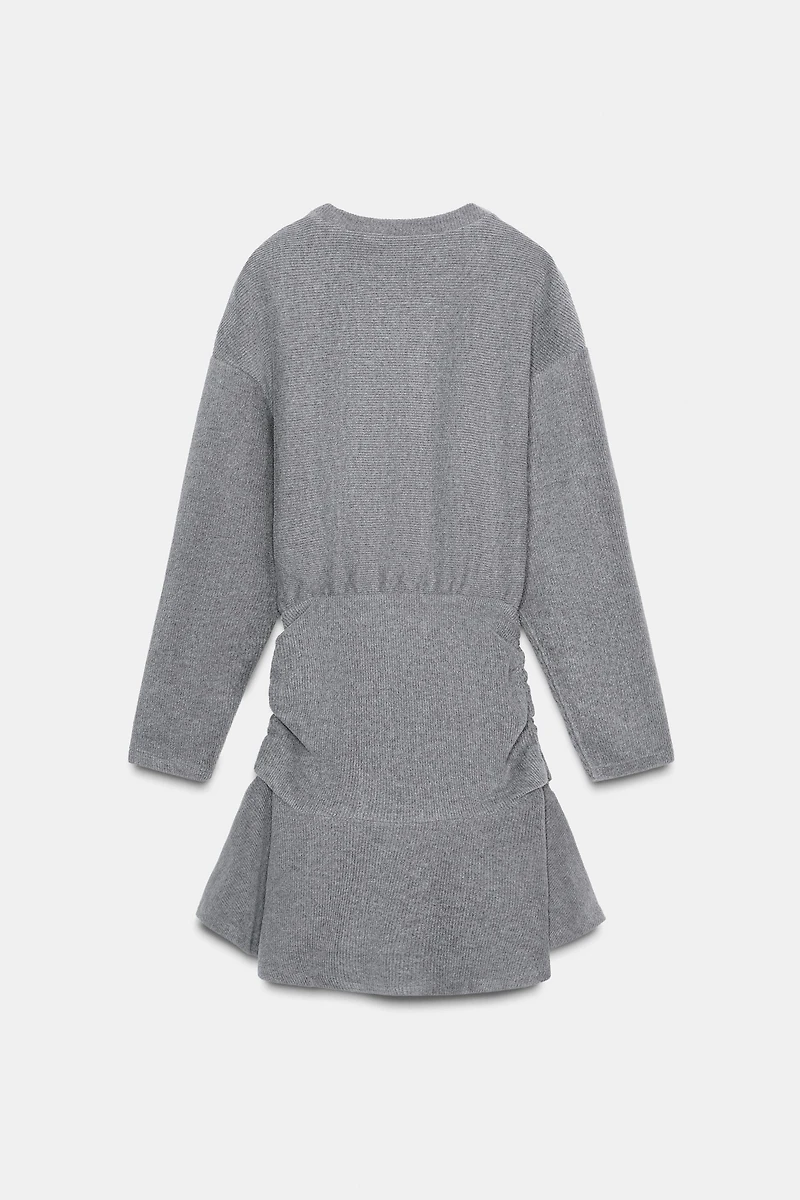 SOFT BELTED SWEATSHIRT DRESS
