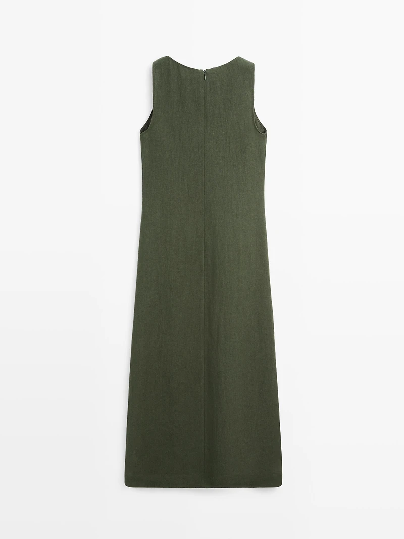 Long linen dress