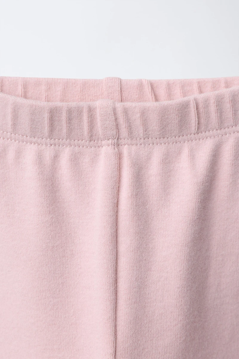 PLAIN SWEATSHIRT AND LEGGINGS SET