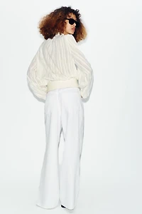 ROMANTIC LACE INSERT BLOUSE