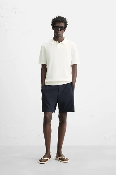 POLO EN MAILLE CÔTELÉE