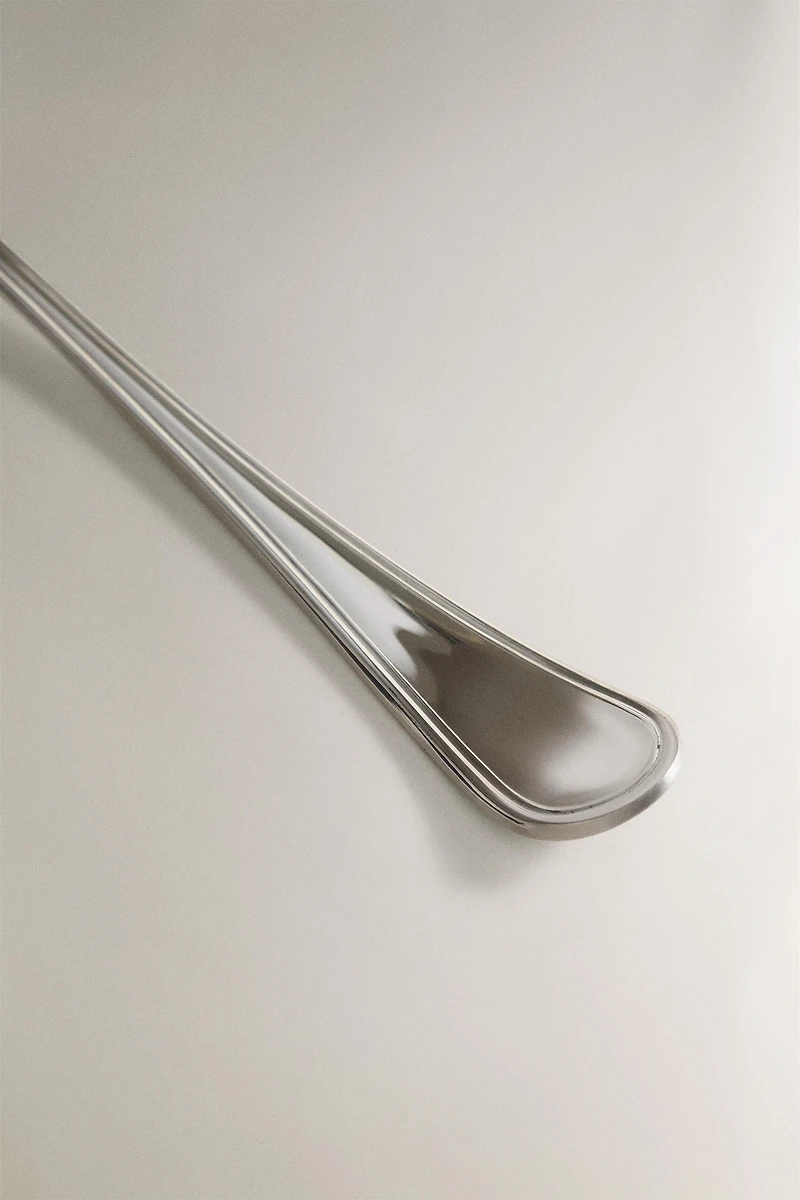 SHINY STEEL SAUCE SPOON