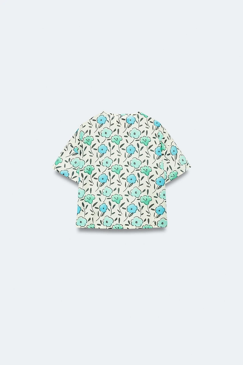 2-14 ANS/ BLOUSE IMPRIMÉ FLEURS ÉDITION LIMITÉE