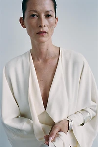 ROBE MIDI À NŒUDS ZW COLLECTION