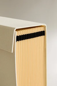LINEN BRIEFCASE FILE FOLDER