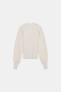 CONTRAST SLEEVE KNIT JUMPER