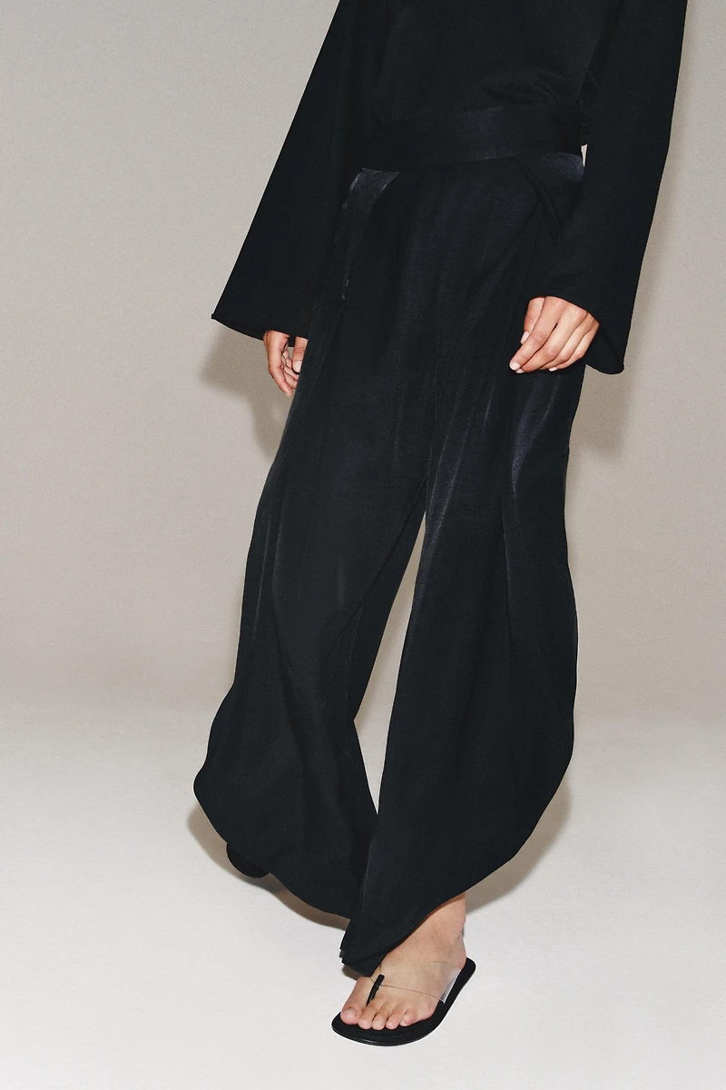 PANTALON FLUIDE À FENTES ZW COLLECTION
