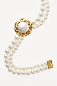 DOUBLE PEARL NECKLACE WILLY CHAVARRIA X ZARA