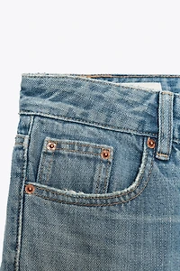 TRF LOW RISE FLARE JEANS