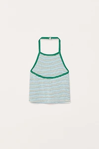 LIMITED EDITION STRIPED HALTER TOP