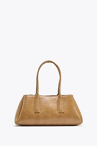 CRACKLE-EFFECT CITY BAG