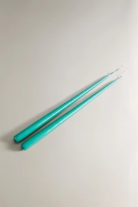 PACK BOUGIES DÉCORATIVES CONIQUES (PACK DE 2)
