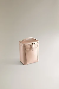 SATEEN BRIEFCASE MAKEUP BAG