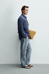 PLAID JACQUARD SHIRT