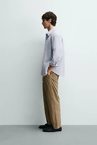 WASHED STRAIGHT FIT PANTS