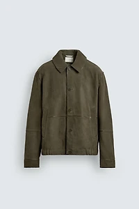 SUEDE LEATHER JACKET
