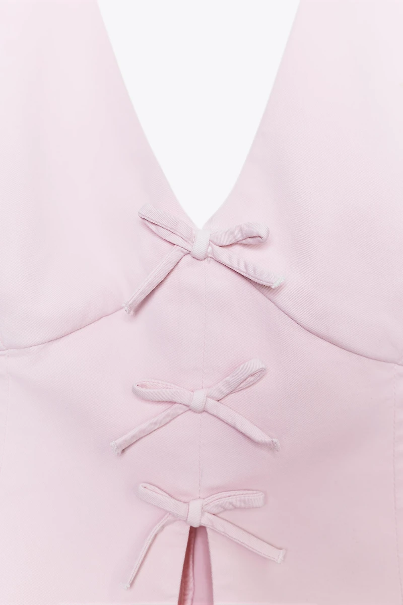 TIED CROPPED TOP