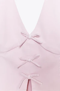 TIED CROPPED TOP