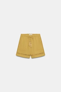 COMBINED LACE SHORTS