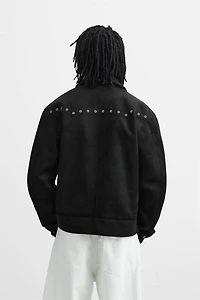 FAUX SUEDE JACKET