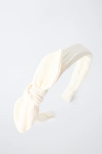 TEXTURED BOW HEADBAND