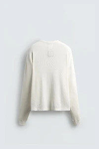 WAFFLE KNIT T-SHIRT X SR_A