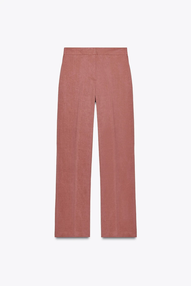 PANTALON DROIT TAILLE ÉLASTIQUE