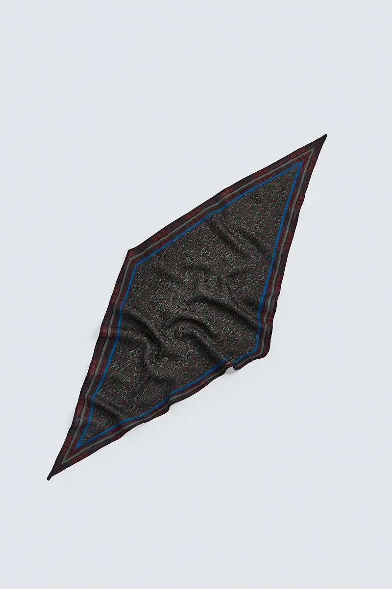 FOULARD EN LAINE ET SOIE À IMPRIMÉ CACHEMIRE ÉDITION LIMITÉE