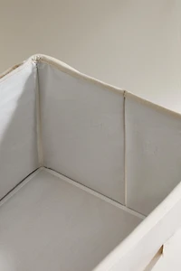 FOLDABLE STORAGE BOX WITH LID