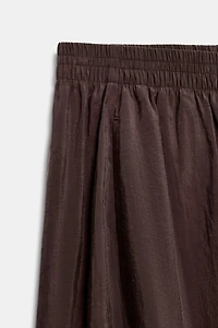 PANTALON BOUFFANT À TAILLE ÉLASTIQUE