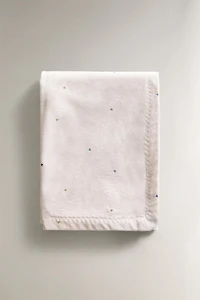 COUVERTURE ENFANT IMPRIMÉ COEURS