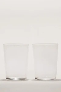 SET OF TALL GLASS TUMBLERS (SET OF 4