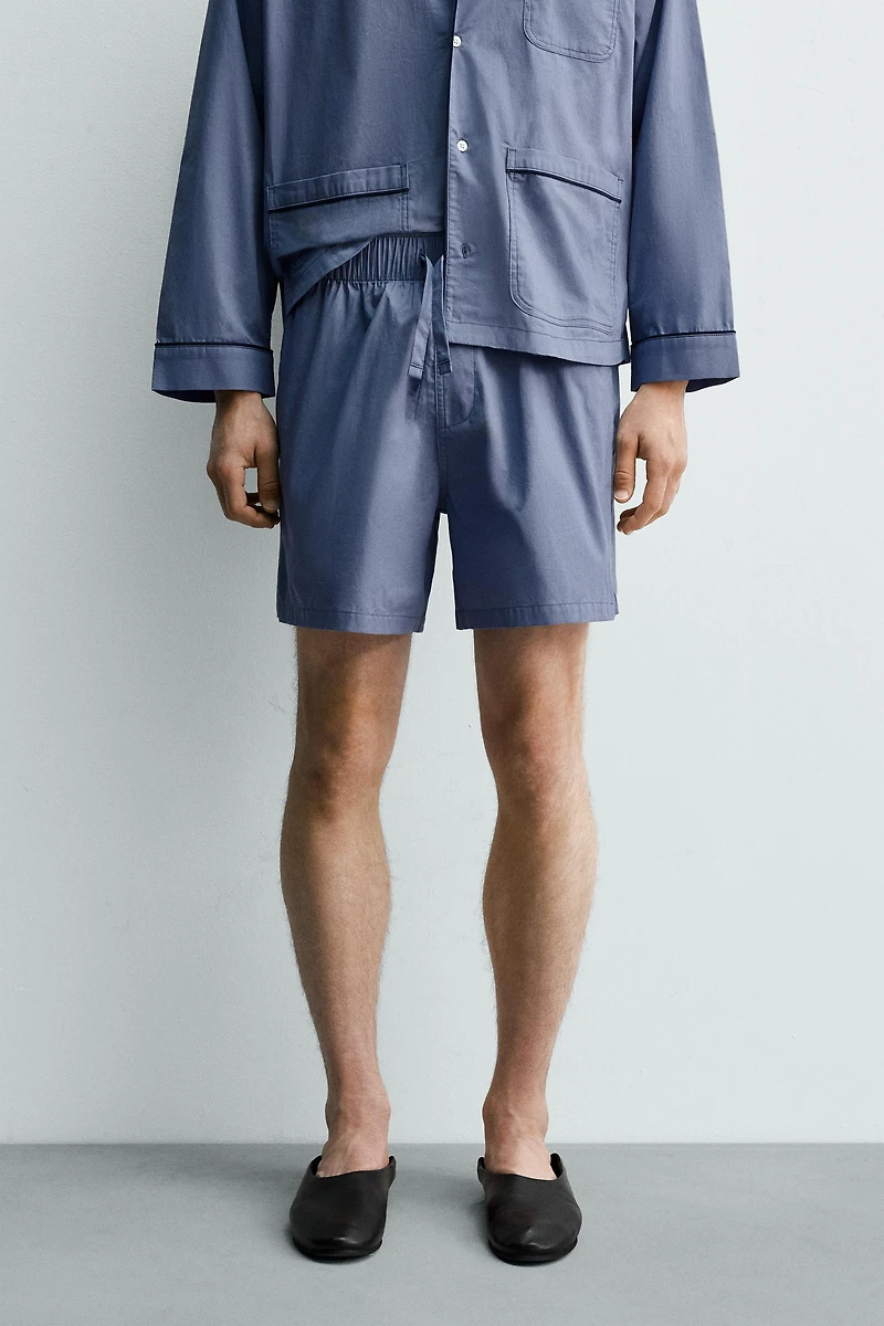 AARON LEVINE X ZARA PAJAMA SHORT SET