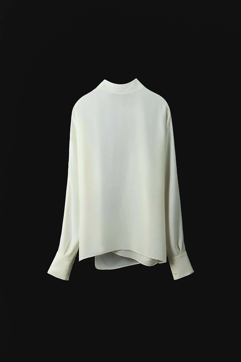 BLOUSE CACHE-CŒUR FLUIDE ZW COLLECTION