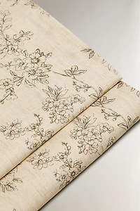 FLORAL PRINT FLAT SHEET