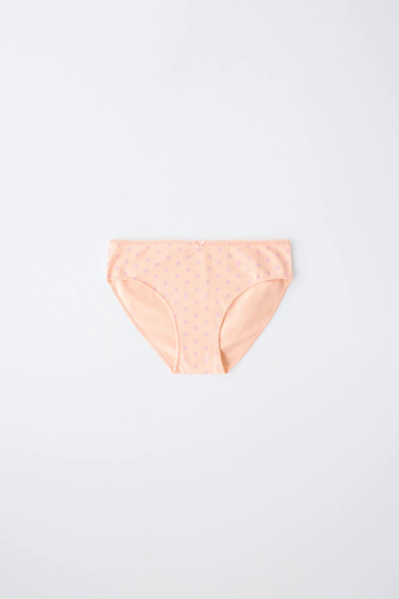 6-14 YEARS / SIX-PACK OF FLORAL UNDERWEAR