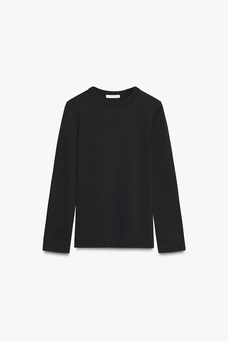 INTERLOCK LONG SLEEVE T-SHIRT