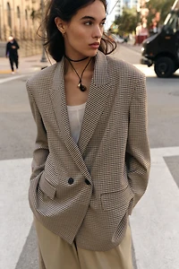 VESTE OVERSIZE À BOUTONNAGE CROISÉ